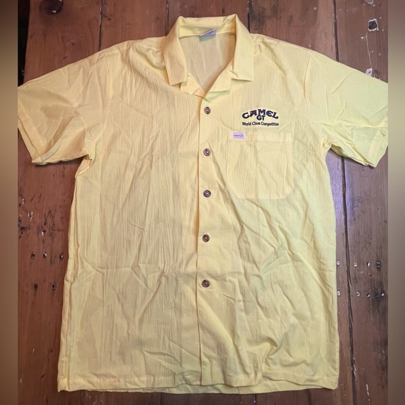 Rare Vintage Yellow Native Sun Camel GT world class competition shirt - Picture 1 of 6